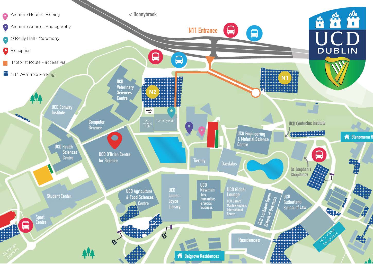 UCD Campus Map - Dec 2024